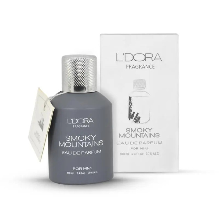 ادوپرفیوم مردانه مدل SMOKY MOUNTAINS لدورا فرگرنس 100 میلیلیتر
